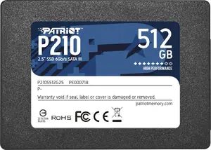 2.5" SATA III SSD drive PATRIOT P210 512GB