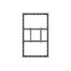 Multibrackets M Pro Series Enclosure 55" Wall Medium Black Photo 2