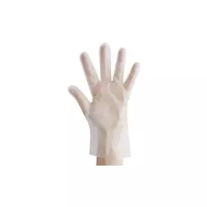 Disposable TPE Food-Handling Glove HYGOSTAR ALLFOOD THERMOSOFT L Transparent Waterproof Powder-Free