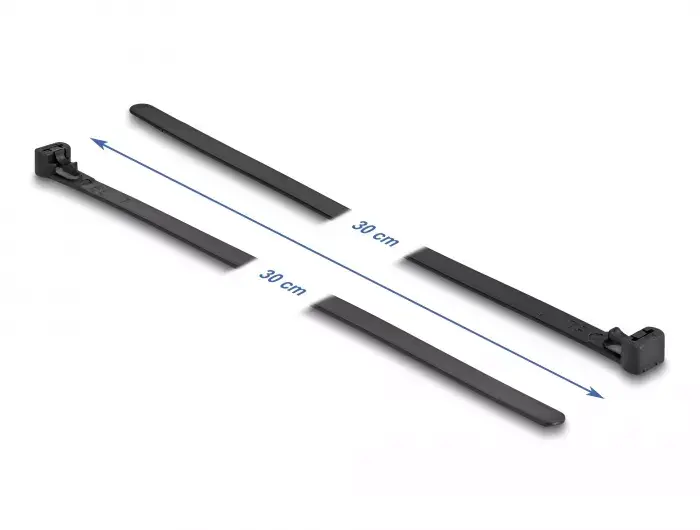 Кабельные стяжки Hook & loop DeLOCK 300x7.6мм Photo 2
