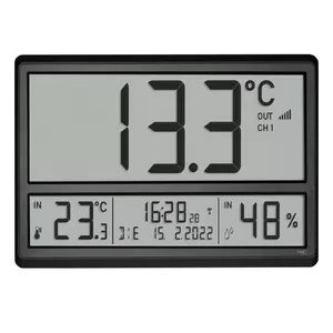 Digitālais modinātājs TFA-Dostmann 60.4523.01 Melns LCD