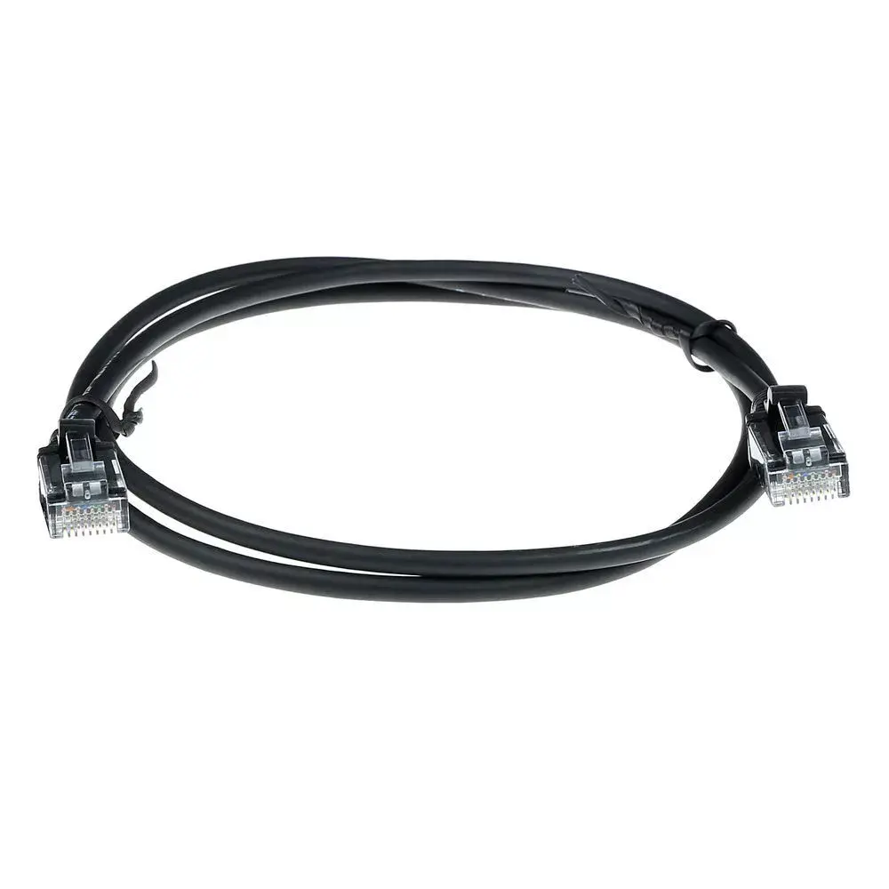 ACT Black 10m LSZH U/UTP CAT6 Patch Cable Photo 2