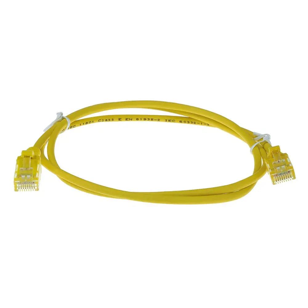 ACT Dzeltenais 7 metru LSZH U/UTP CAT6 patch kabelis Photo 2