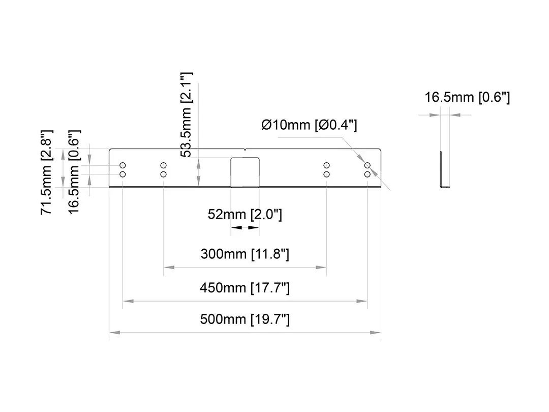 Uzstādīšanas šablons Multibrackets M Pro Series Photo 6