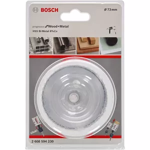 Hole saw, Bosch 2608594230, cobalt steel, single piece, Ø 70 mm, for drill