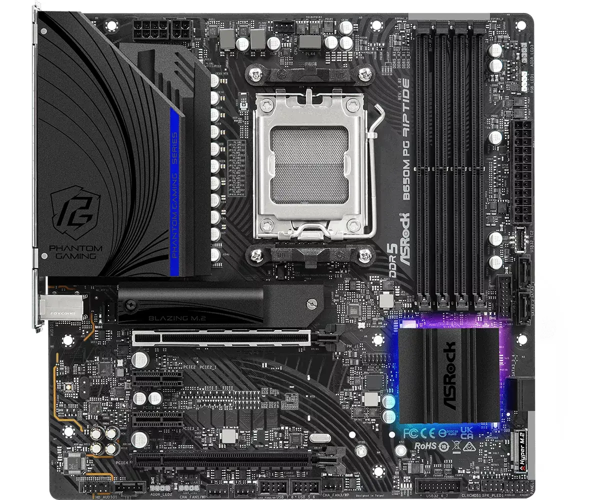 Pamatplate Asrock B650M PG Riptide, 90-MXBJ90-A0UAYZ Photo 2