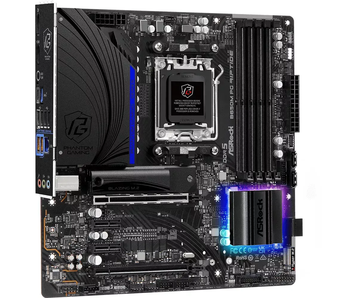 Pamatplate Asrock B650M PG Riptide, 90-MXBJ90-A0UAYZ Photo 4