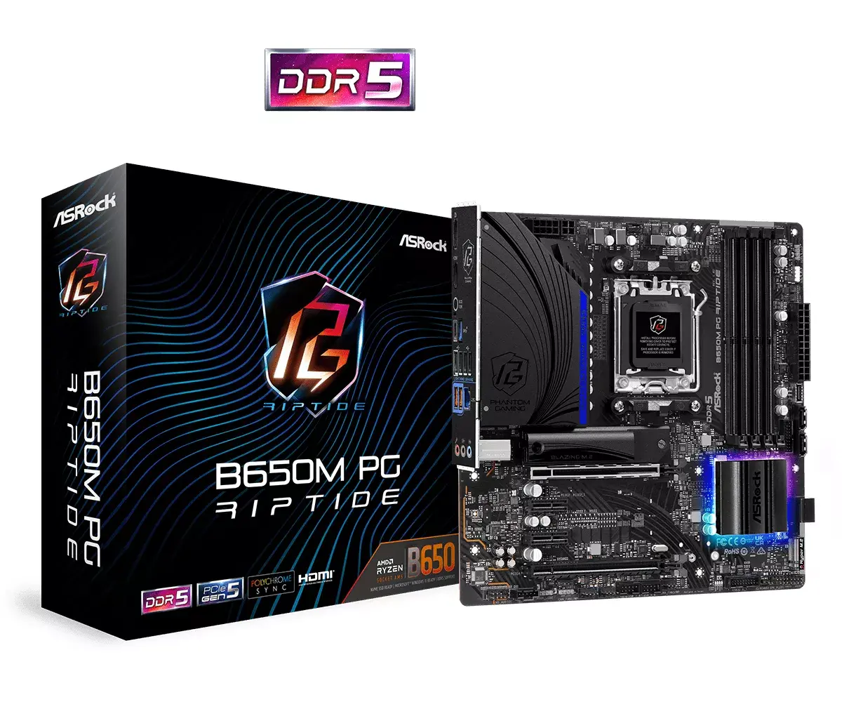 Pamatplate Asrock B650M PG Riptide, 90-MXBJ90-A0UAYZ Photo 6
