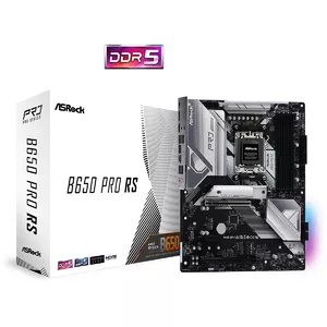 Материнская плата ASRock B650 Pro RS — ATX, Socket AM5, AMD B650, DDR5, 4 DIMM, 128 ГБ, 2.5Gb LAN, 1x M.2, HDMI, DisplayPort