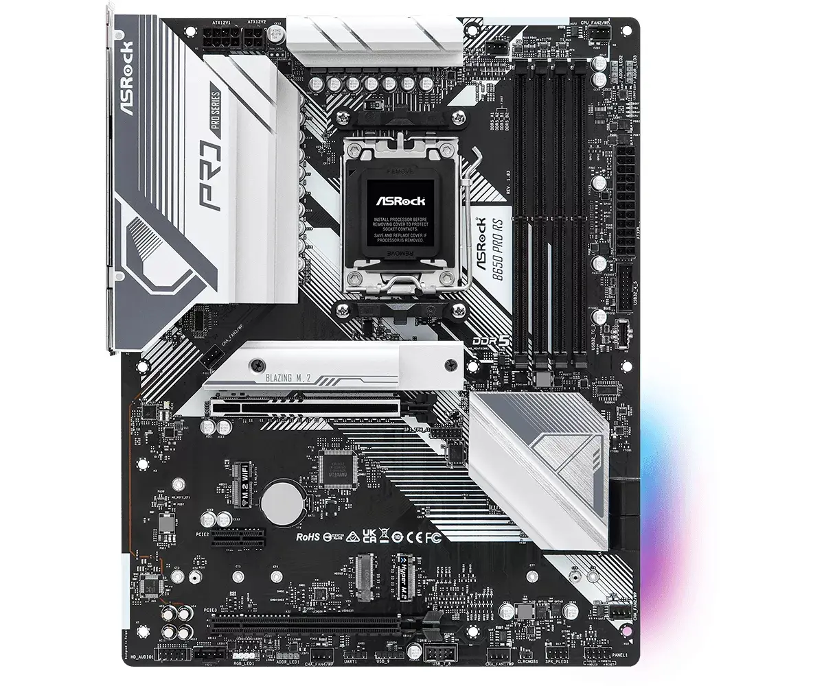 Mātesplate ASRock B650 Pro RS (Socket AM5) Photo 2