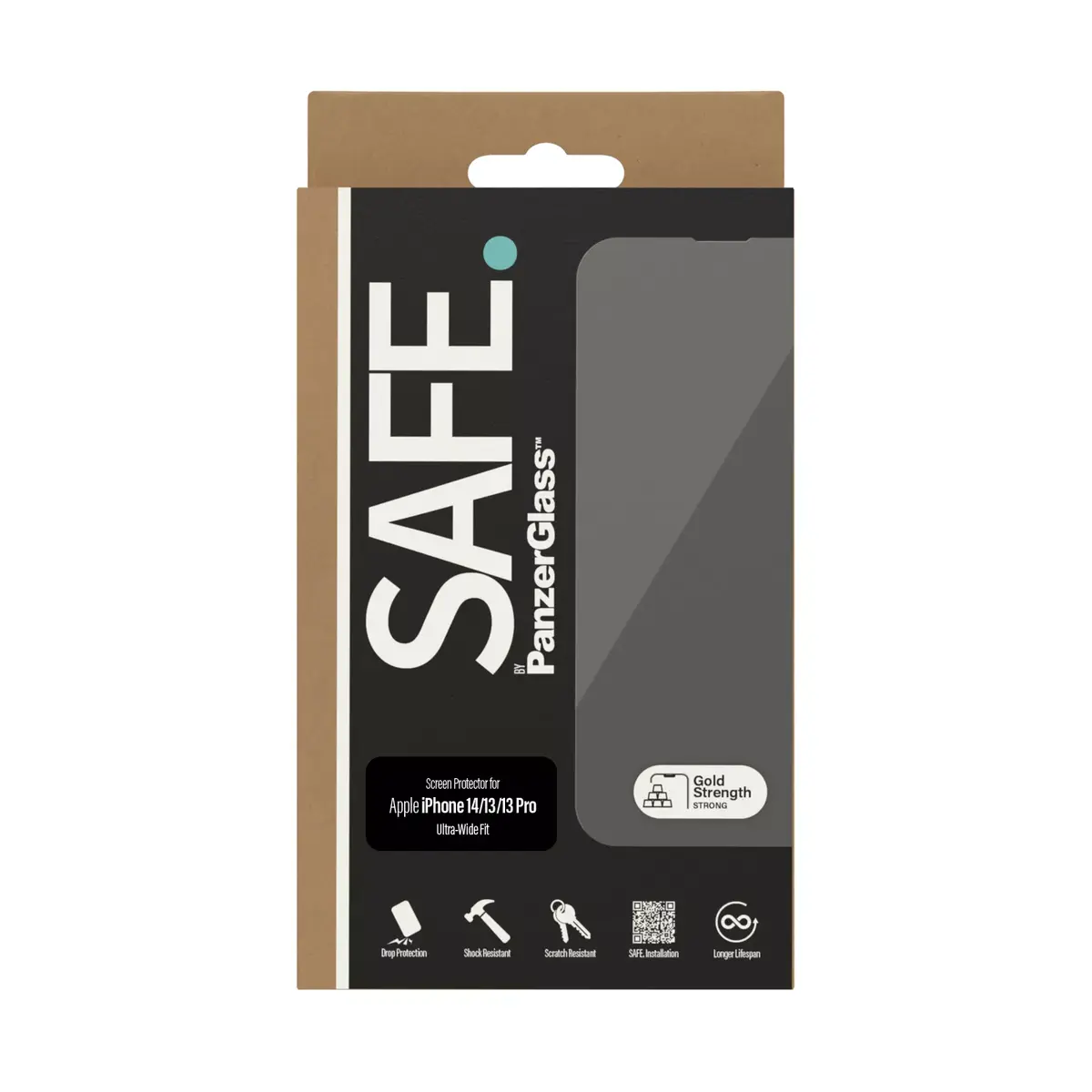 Защитное стекло PanzerGlass SAFE. Apple iPhone 14 13 13 Pro Photo 5