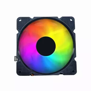 Air cooler Gembird CPU-HURACAN-ARGB-X140 12 cm Black White 800-1600 RPM