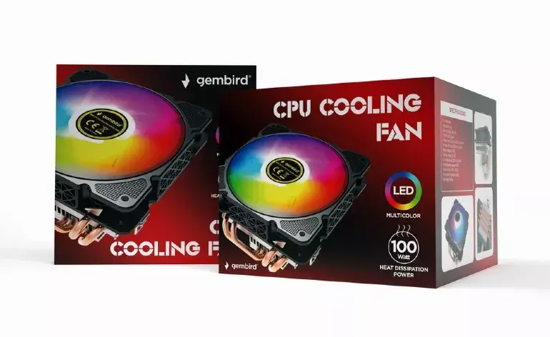 Gaisa dzesētājs Gembird CPU-HURACAN-ARGB-X140 Photo 6