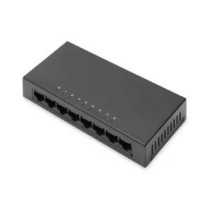 Digitus DN-80069 tīkla pārslēgs Nepārvaldīts Fast Ethernet (10/100) Melns