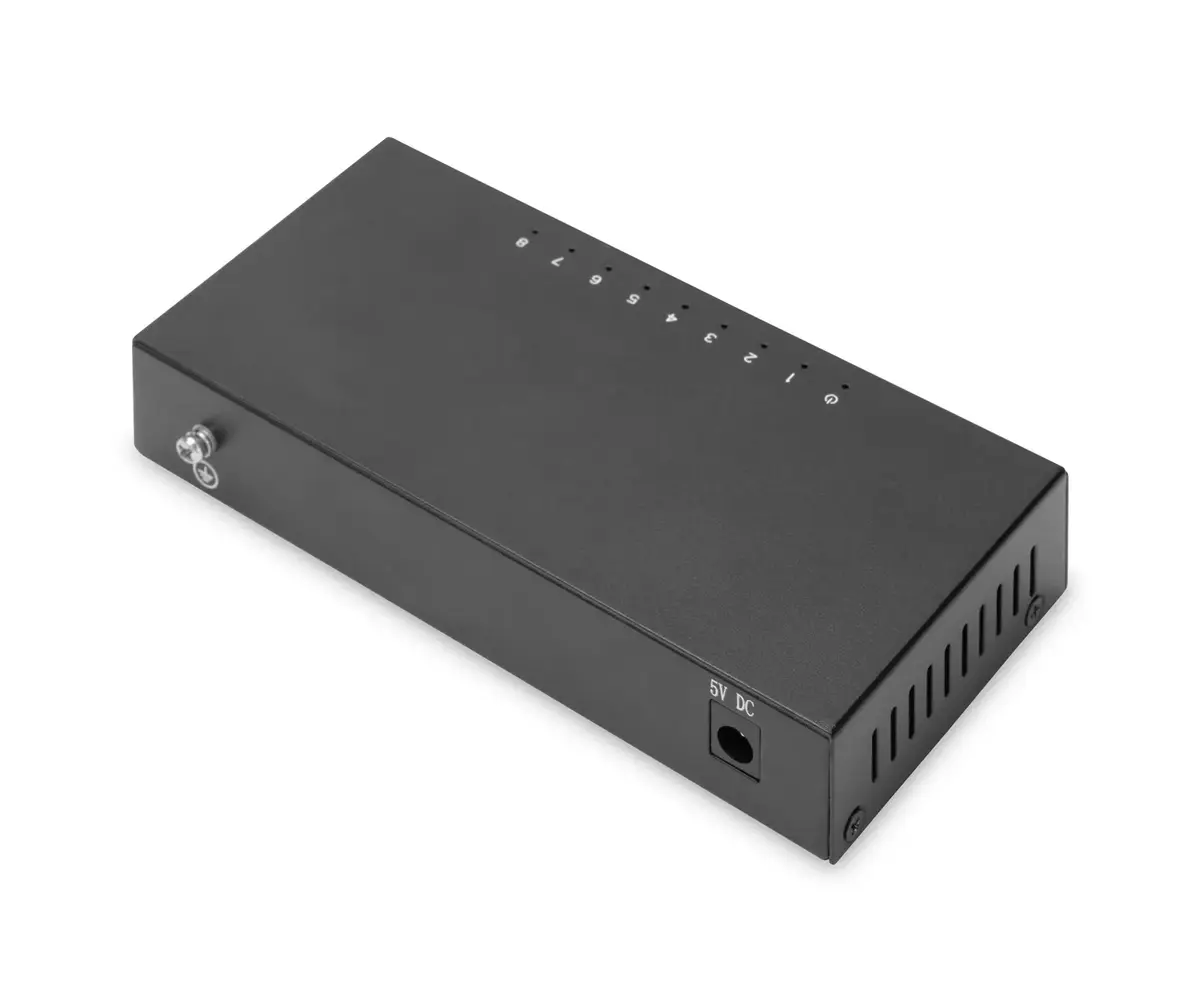 Unmanaged Switch Digitus 8-Port 10/100 Mbps Photo 2