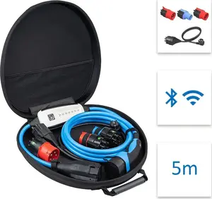 Uzlādes kabelis NRGkick 32A 5 m ar Optimal GSM WLAN adapteri