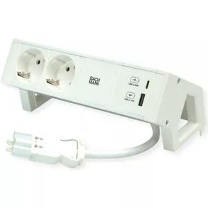 Сетевой фильтр Bachmann DESK2 с 2 розетками CEE7/3, модель 902.3201
