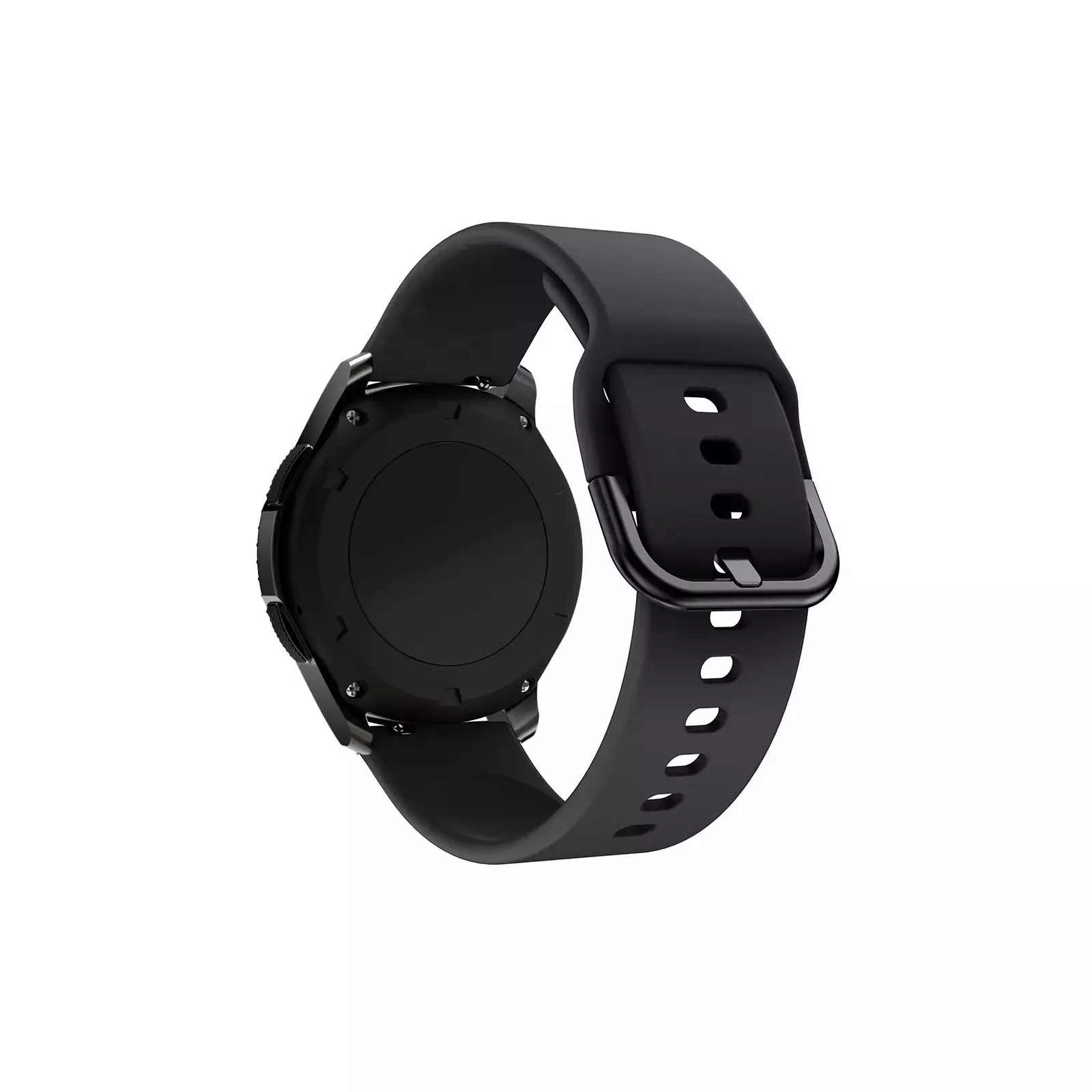 Hurtel Silicone Strap Model TYS-04 Uniwersal 20mm Black Photo 1