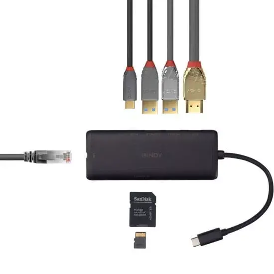 Doku stacija Lindy DST-Mini USB-C Photo 5