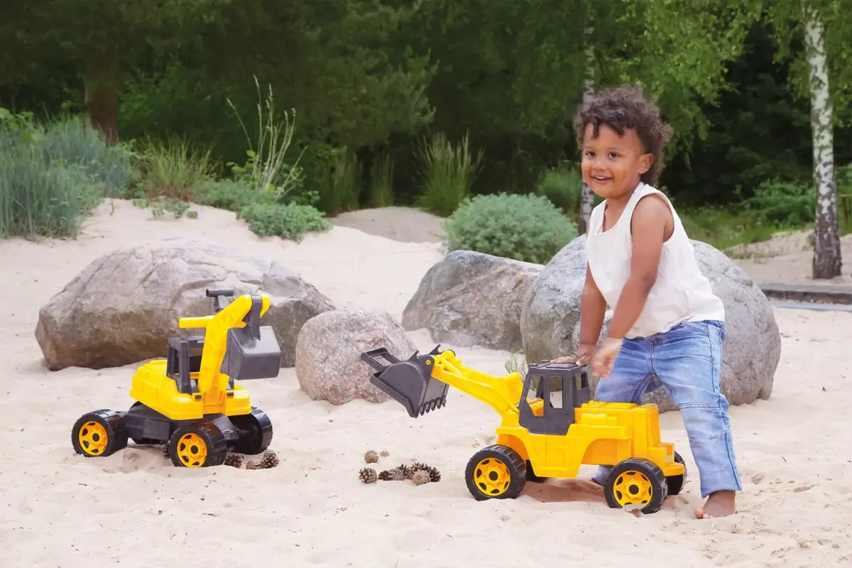 Игрушечный экскаватор Lena GIGA TRUCKS SM02217 Photo 2