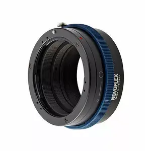 Objektīva adapteris Novoflex NEX/PENT — pāreja no Sony NEX uz Pentax K, melns/zils