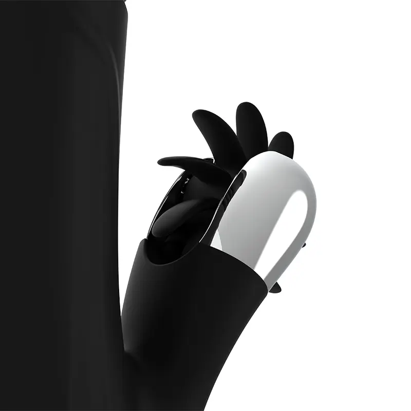 Vibrator black&silver BUNNY REED UP & DOWN VIBE Photo 7