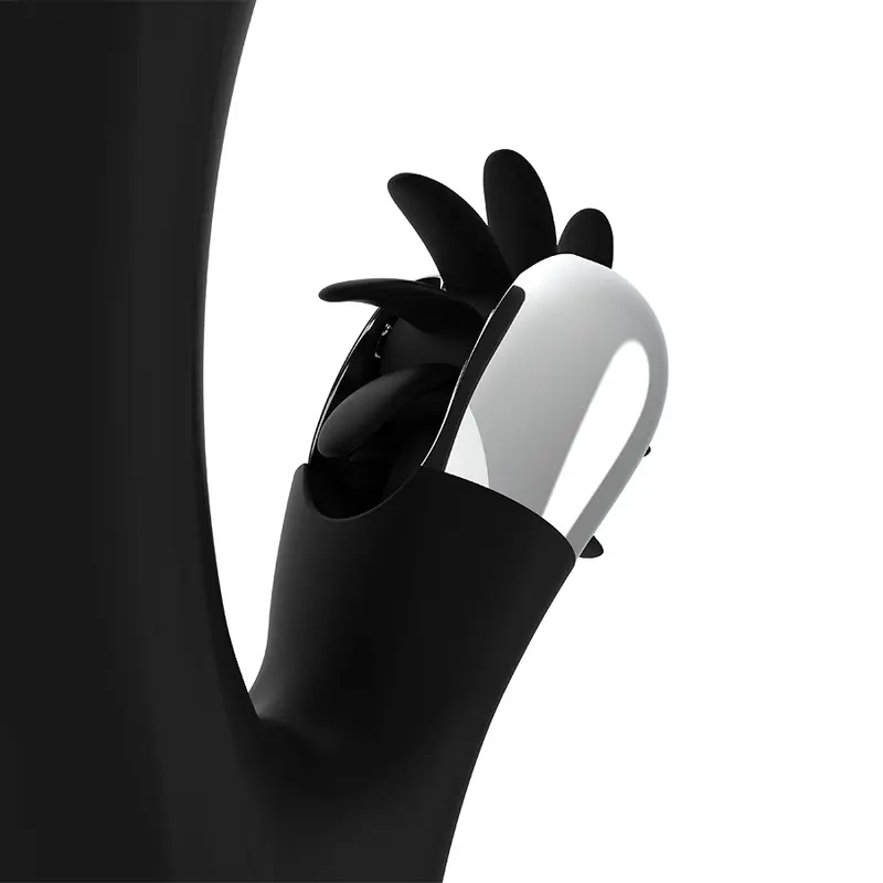 Вибратор black&silver Bunny Grimm Wave Function Photo 7