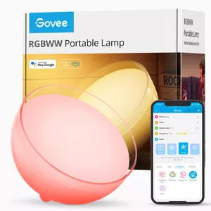 Govee Ambient RGBWW Portable Table Lamp Smart table lamp Bluetooth Transparent