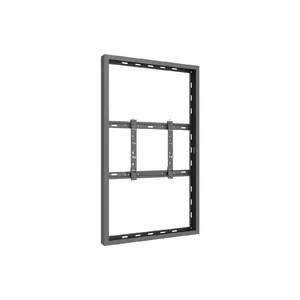 Multibrackets M Pro Series Wall Enclosure for 65" Displays Black Steel Landscape and Portrait Support VESA up to 600x400