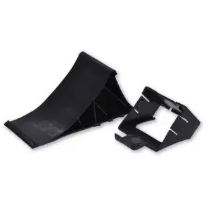 Wheel chock IWH 019607, black plastic, strong and durable