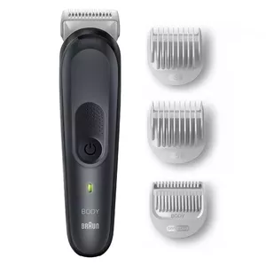 Ķermeņa skuveklis Braun Series 3 BG3350 Melns Pelēks 0.5-5 mm