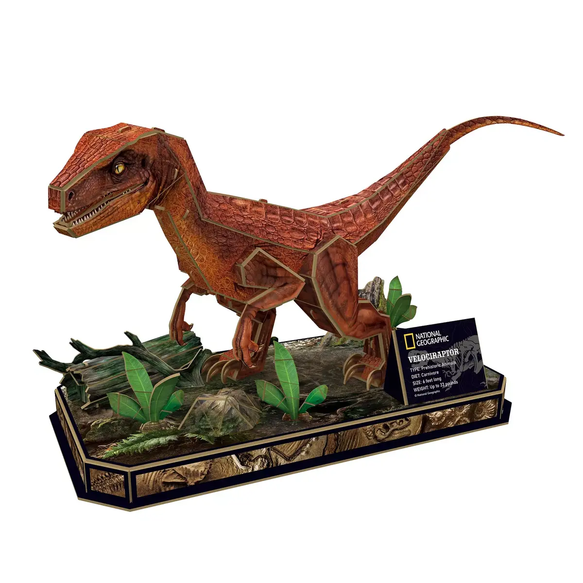 3D Puzle CubicFun NG Velociraptors Photo 2