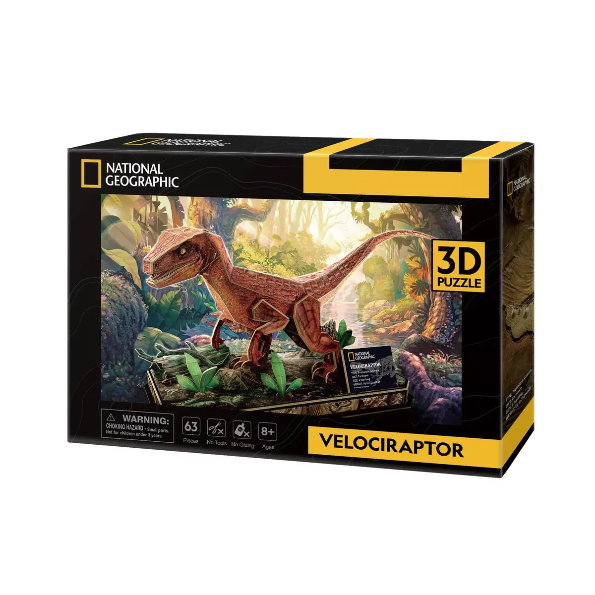 3D Puzle CubicFun NG Velociraptors Photo 3