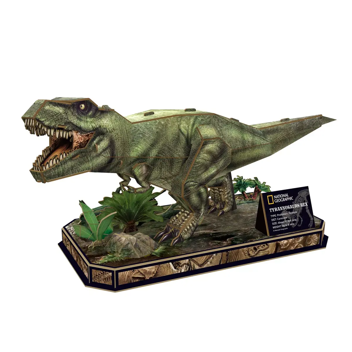 3D Puzle CubicFun Tiranosaurus REX Photo 2