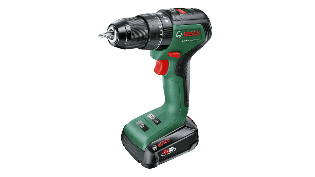 Bosch UniversalImpact 18V-60 bezvadu triecienurbjmašīna, bezoglīšu
