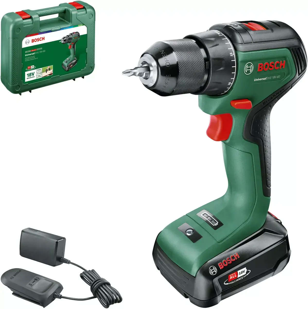 Pistoles tipa urbjmašīna Bosch UniversalDrill 06039D7001 Photo 2