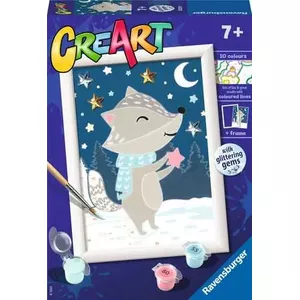 Набор для раскрашивания по номерам Ravensburger CreArt «Милый барсук» – от 7 лет, многоцветный, в коробке