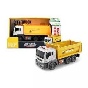 Toy Tipper truck Artyk model 126857 — mechanical pull-back play vehicle