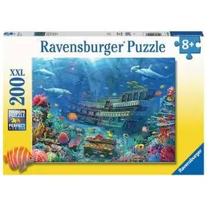 Пазл Ravensburger Sunken Ship XXL, 200 элементов — тема Флора и фауна, 231×37 мм, от 8 лет