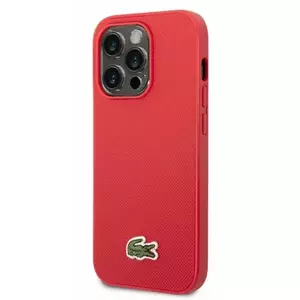 Phone case Lacoste for Apple iPhone 14 Pro with Petit Pique logo — red