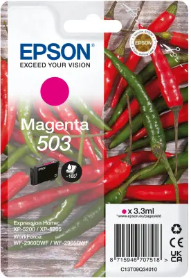Epson 503 Oriģinālā Purpursarkana Tintes Kasetne