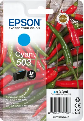 Epson 503 Ciāna oriģinālā tintes kasetne