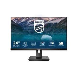 Компьютерный монитор Philips S Line 242S9JML/00 23.8 Дюйма Full HD 1920 x 1080 VA ЖК Черный 75 Гц Встроенные динамики USB-хаб VESA