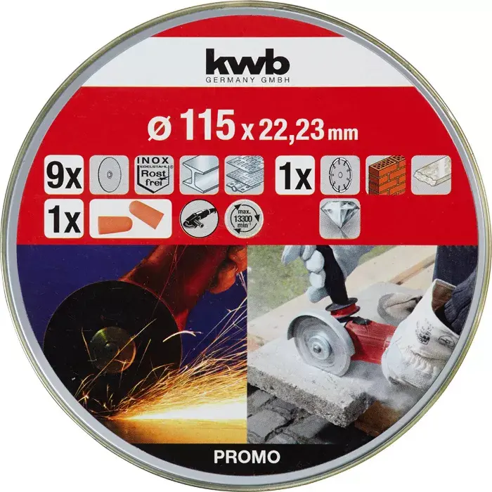 Cutting disc kwb Thin+Diamond Cutting Discs Photo 2
