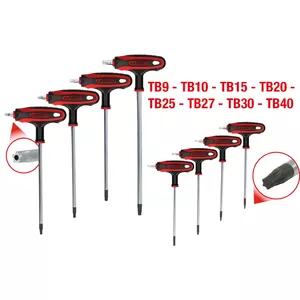 L-torx ключ KS Tools 151.8165 Хром-ванадиевая сталь 8 шт