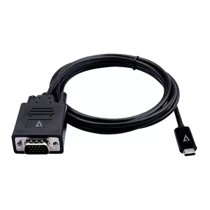 V7 V7UCVGA-2M видео кабель адаптер VGA (D-Sub) USB Type-C Черный