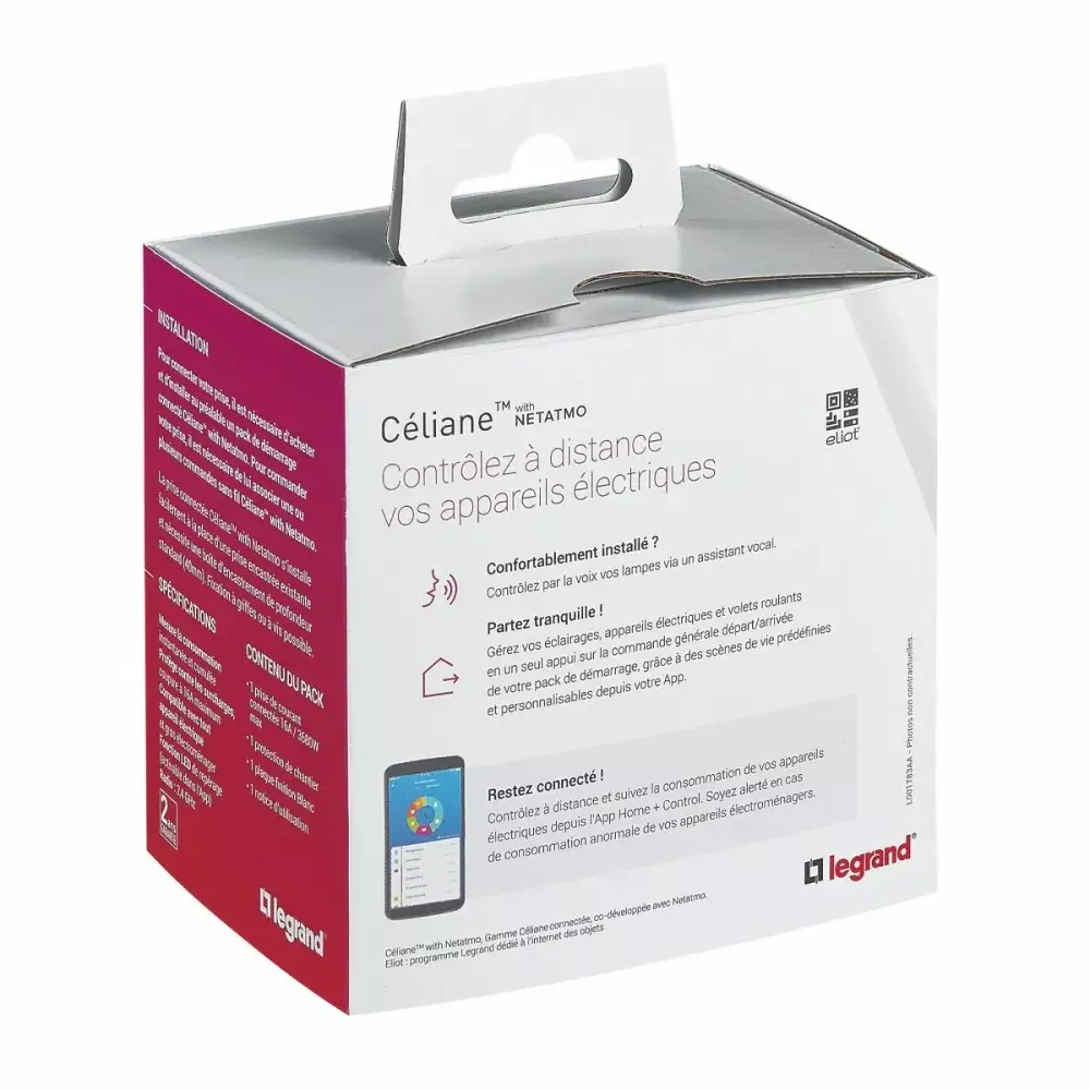 Умная розетка Legrand Celiane with Netatmo 16А Photo 2