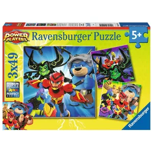 Puzzle 3x49 elements Power Players