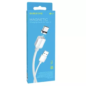 Borofone BX57 Магнитный кабель USB-C Белый 100см