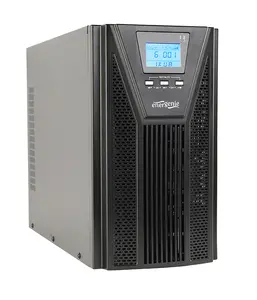 Gembird EG-UPSO-2000 Online Double-Conversion Uninterruptible Power Supply 2 kVA 1800 W Tower with 5 AC Outlets and LCD Display